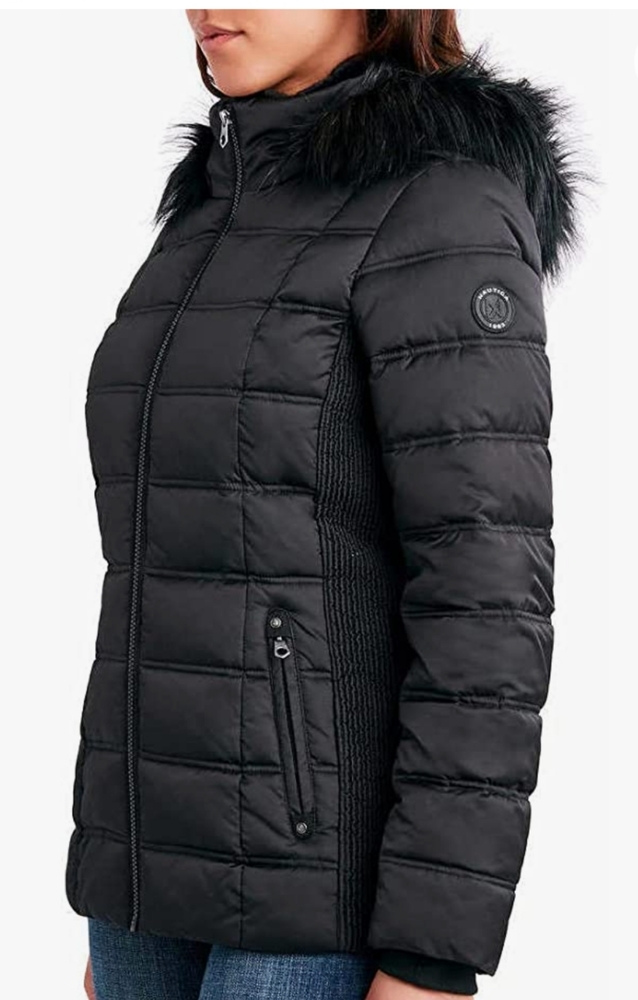 Nautica Jackets With Fur Detachable Hoods Last One Black XS New with Tags - Picture 2 of 15